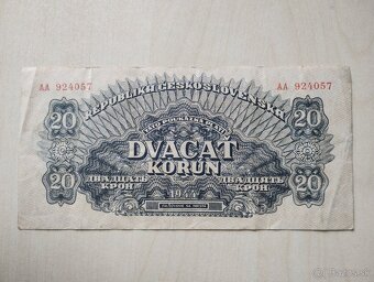 predám bankovky- poukážky 1944