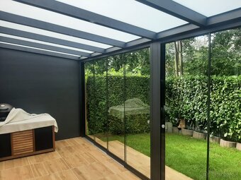 Hliníková pergola na mieru