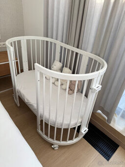LevinFelin Detská rastúca postieľka SMART BED 9v1 biela