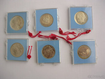 Pamätné strieborné mince ČSSR Proof 1971 - 1985