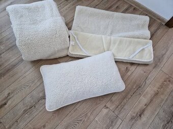 Súprava na posteľ s pravej ovčej vlny