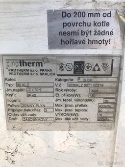 Funkčný plynový kotol