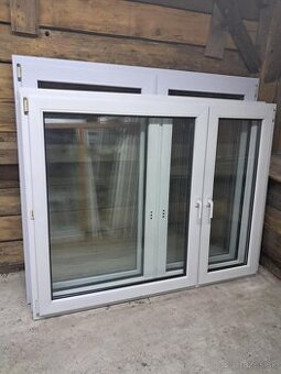 Predám plastove okna 170 cm dlhý x 130 cm vysoký