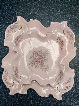 Ružový porcelán súprava