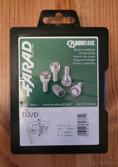 Flowerlock Bezpečnostné matky Farad