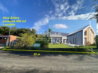 Nitra Štitáre pozemok 800 m2 ID 592-14-MIG