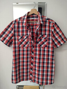 panska kockovana cervenociernobiela kosela La Halle