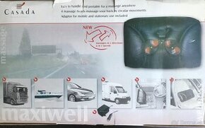 Masážny vankúš Casada Maxiwell - pekný stav