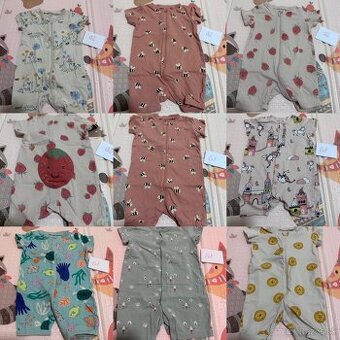 Lindex balik 62-68 body, pyzamka cca 45ks