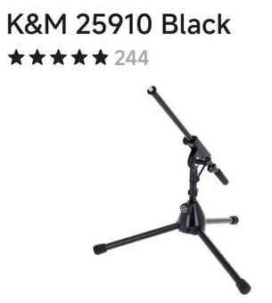 Malý značkový  stojan 25910 K&M Black