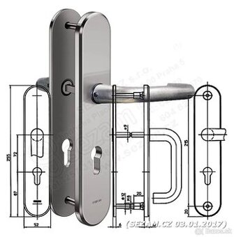 Abloy SX03 bezpečnostné kovanie