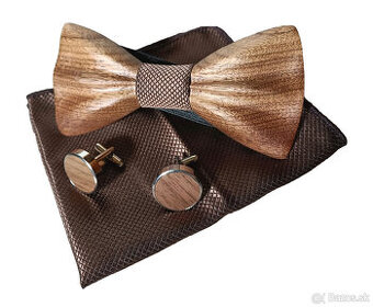 Trojrozmerný drevený motýlik - kompletný set