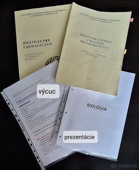UVLF Košice -farmácia 1.ročník
