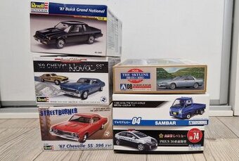 Plastove modely aut 1/24 & 1/25 + decaly GT3 RS