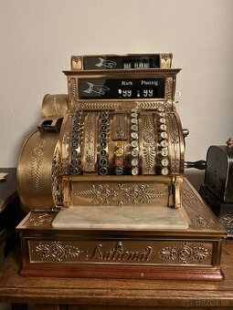 Predám starožitnú pokladnicu NCR-rok 1910