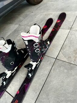 Lyžiarky + lyže Salomon