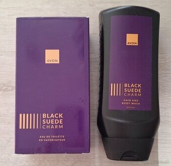 Black Suede Charm set