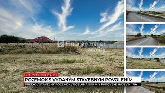 Stavebný pozemok 900 m², Párovské Háje, Nitra - 1