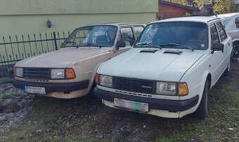 Predám škoda 125L hnedá a 120L biela