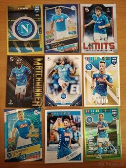 Neapol - futbalové kartičky