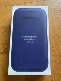 Apple Leather Sleeve kryt MagSafe pre iPhone 12 Pro Max