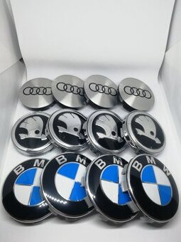 Nove BMW, VW, Audi a Škoda loga na kapotu a kolesa