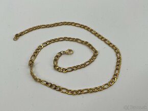 Zlatý náhrdelník + náramok
