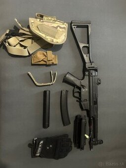 Predám Mp5 a príslušenstvo na airsoft