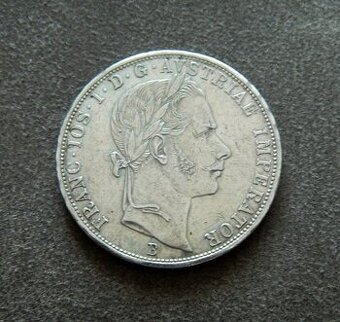 Predám 2 zlatník/florin 1859 B František Jozef I.