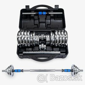 Sada pozinkovaných činiek v kufríku CLIMAQX 30 kg - NOVÁ