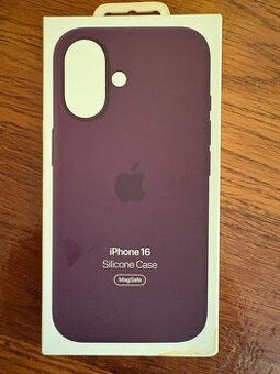 iPhone 16 Silicone Case Magsafe Plum