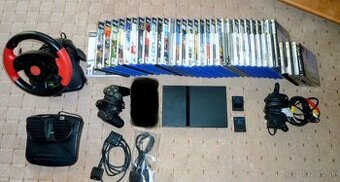 Herná konzola - Sony PlayStation 2 SLIM + 33 Hier
