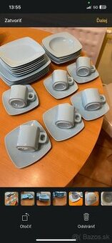 Predam sadu tanierov a kávovú súpravu