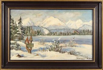 Taigisorová - Štrbské Pleso olej - 1