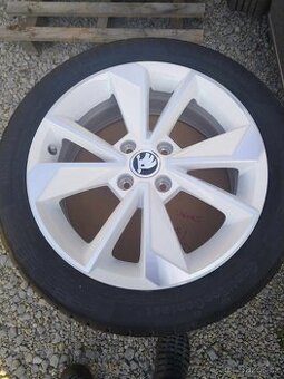 Alu R 16 ŠKODA CITIGO,VW UPP,SEAT Mii + pneu. - 1