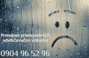 Prenájom priemyselných odvlhčovačov