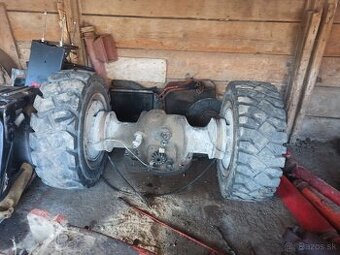 Dyferencial náprava na malotraktor s kolesami