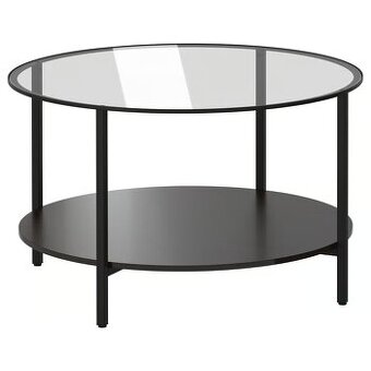 Konferenčný stolík IKEA VITTSJÖ cierny/sklo