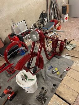 Jawa 250 perak + doklad o vyradeni