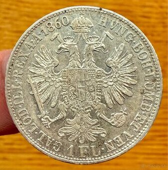 Predám 1 Florin 1860 B
