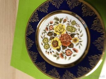 Tanier zlátený porcelánový Bohemia