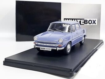 ŠKODA 1000 MB v mierke 1:24 ------------ KOVOVÝ, NOVÝ