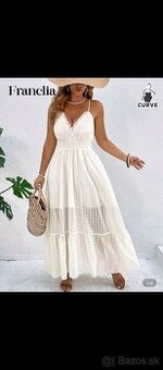 Nové dámske boho šaty pre plnoštíhle 1xl