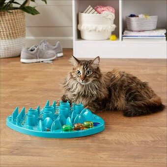 Inteligentne puzzle  s dávkovačom na jedlo pre psov, mačky