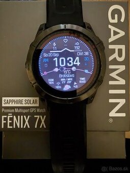 Garmin Fenix7 safir solar-Titan