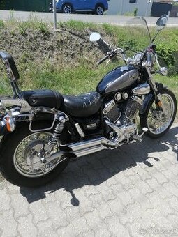 YAMAHA Virago 535 so štítom a brašňami