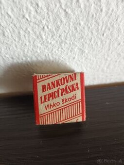 Predám starú, retro Bankovni lepící pásku