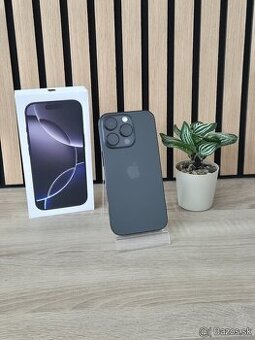 Apple iPhone 16 Pro 128GB Black Titanium | ZÁNOVNÝ