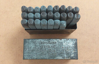 Raznice do kovu - písmená 7 mm