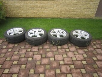 17" AL disky Dezent na VW group Mercedes C so zimnými pneu